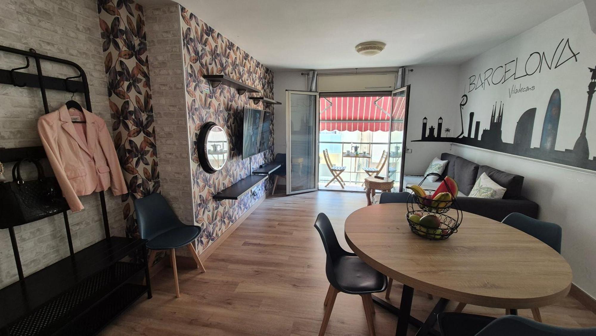 维拉德塞斯Atico Terraza, Airport-Bcn, Puerto-Cruceros公寓式酒店 外观 照片