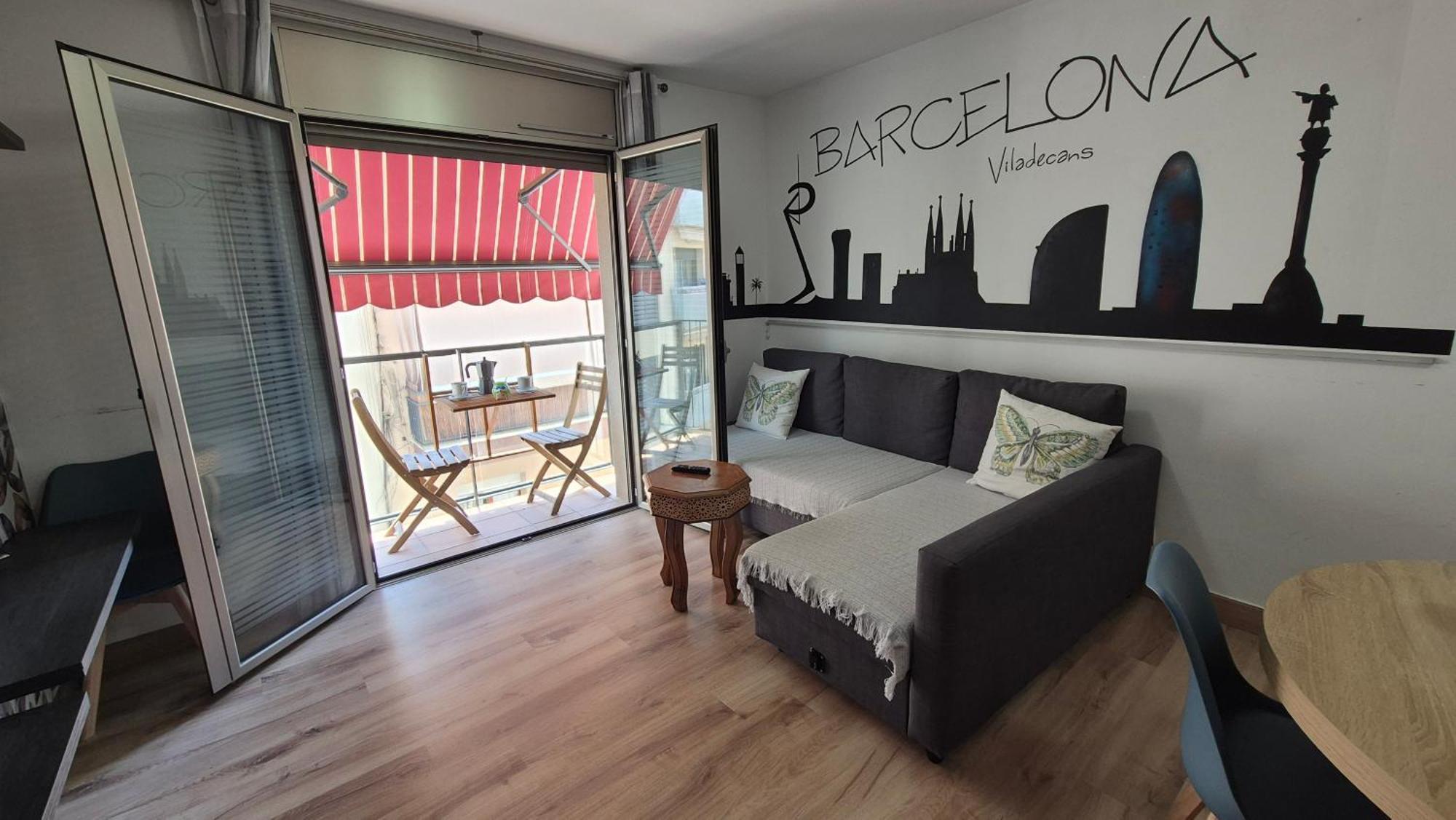 维拉德塞斯Atico Terraza, Airport-Bcn, Puerto-Cruceros公寓式酒店 外观 照片