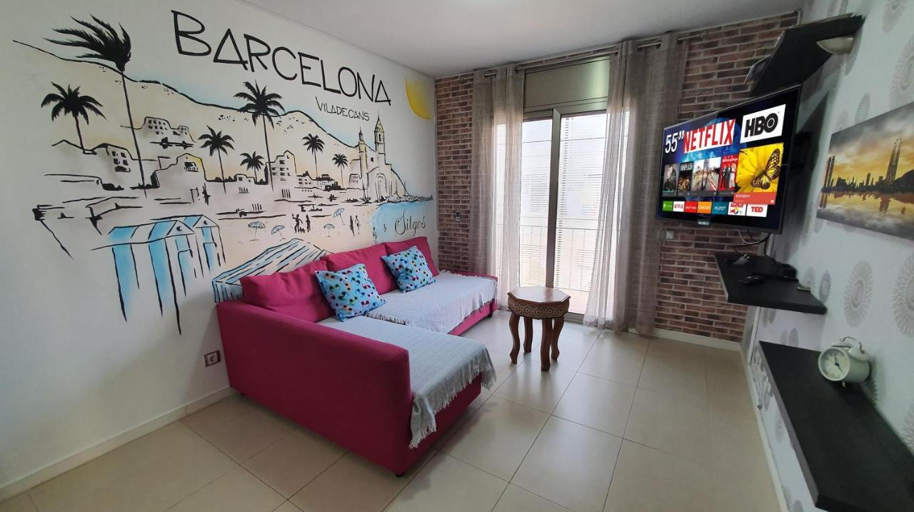维拉德塞斯Atico Terraza, Airport-Bcn, Puerto-Cruceros公寓式酒店 外观 照片
